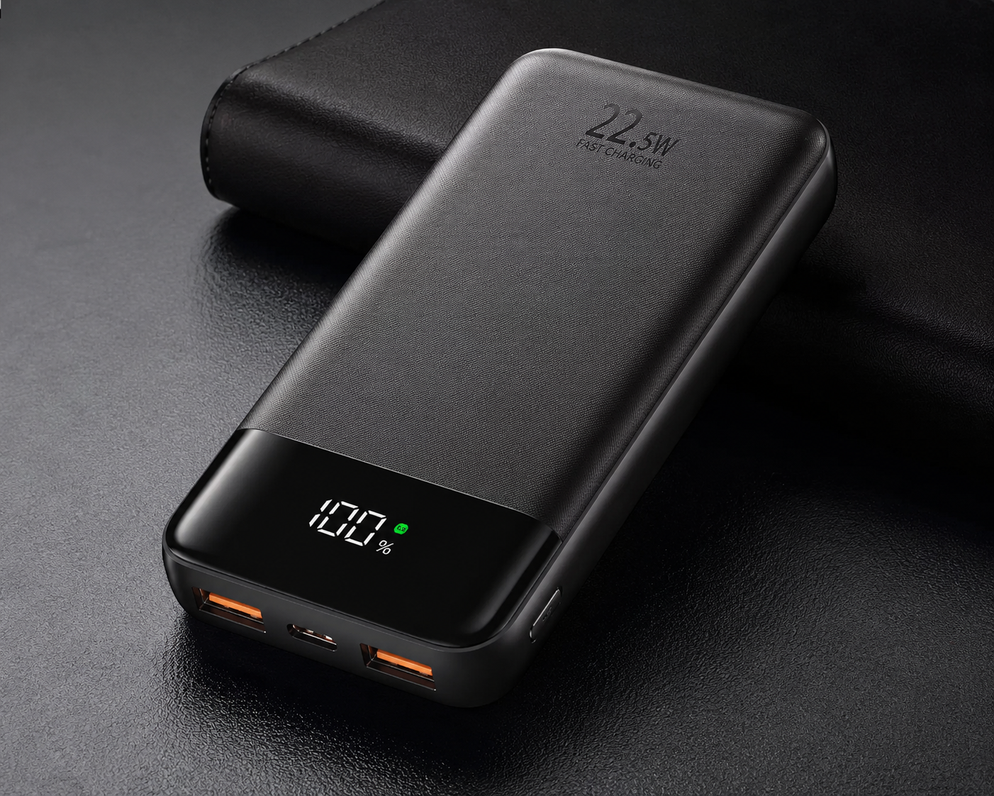 Power Bank portátil premium com carga rápida